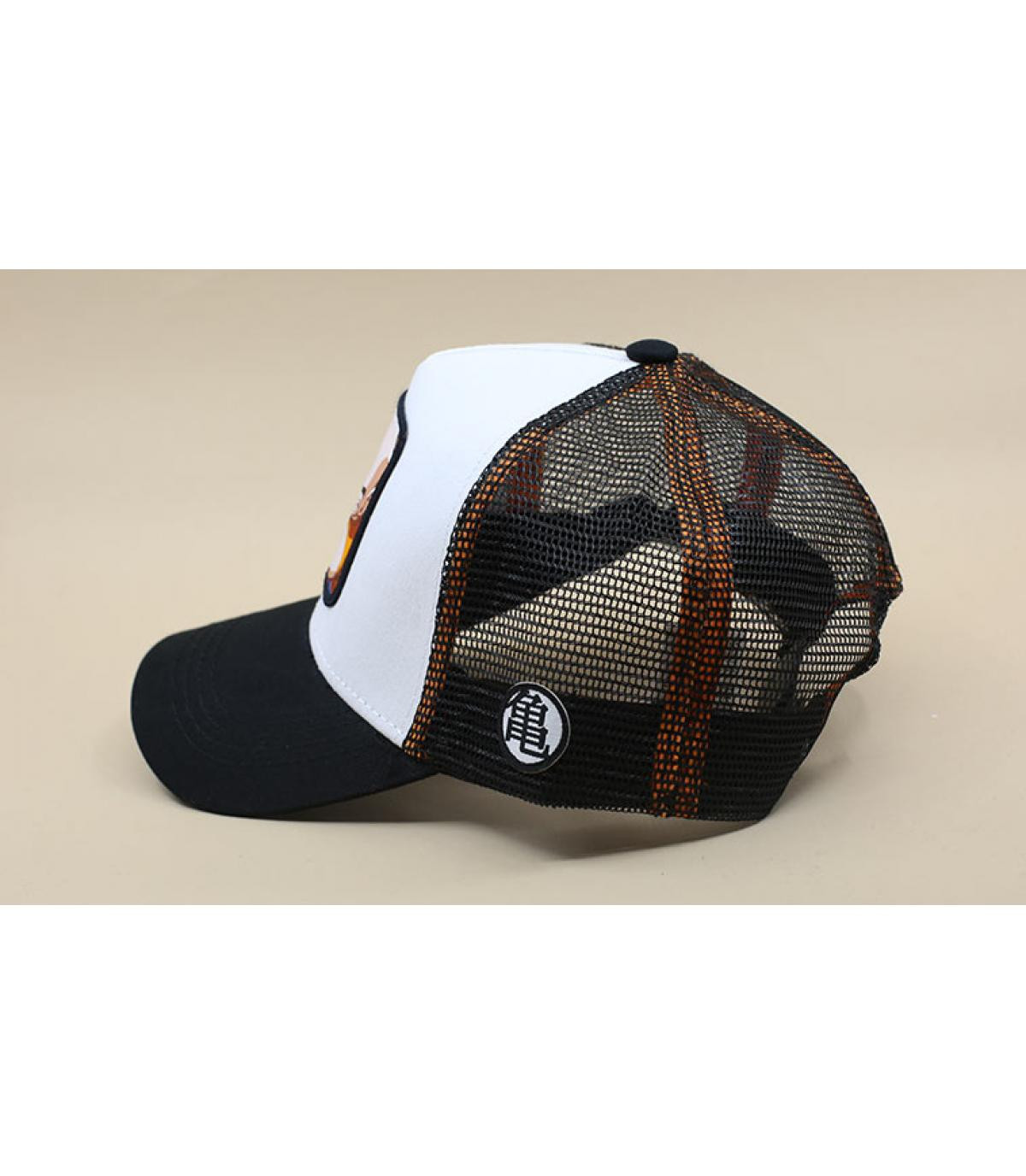 Capslab trucker DBZ Krillin nero bianco Capslab trucker DBZ Krillin nero bianco
